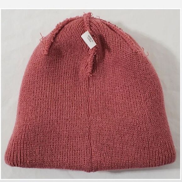 Adidas Beanie Hat Womens OS Knit Folded Cuff Pink Logo - Picture 13 of 16